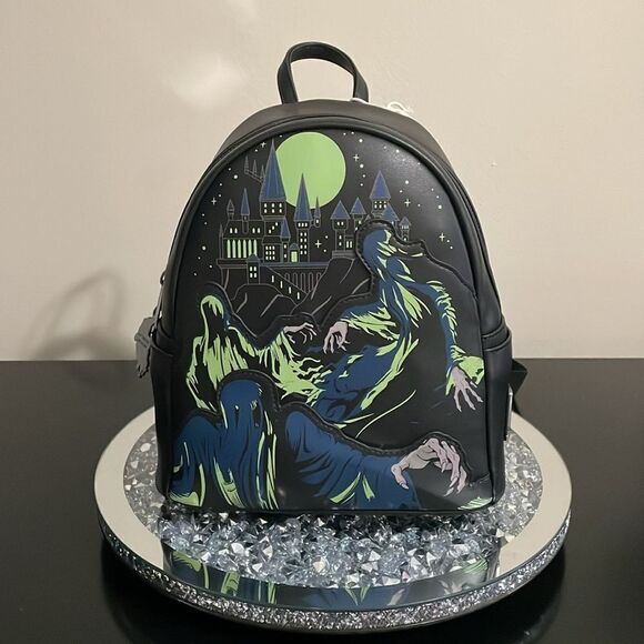 New loungefly Harry Potter demeanors glow in the dark mini book bag backpack - Picture 1 of 15